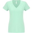 thumbnail image 2 of Next Level Apparel Women's Sueded V-Neck T-Shirt, 2 of 3