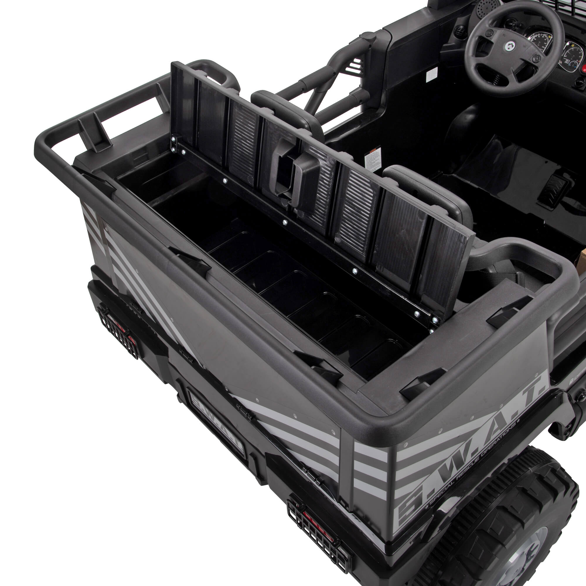 Huffy 12V Battery-Powered SWAT Truck 2-Seater Ride-On Toy - image 6 of 8