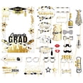 thumbnail image 3 of Graduation Photo Booth Props 26PCS Class of 2026 Graduation Party Photo Props with Frame for Graduation Party Decorations, 3 of 9