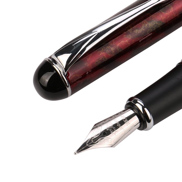 Pgeraug Pen Matte Frosted Deluxe Black JinHao X750 Fountain Pen 0.5mm