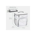 thumbnail image 7 of Bentgo Prep Deluxe Insulated Multimeal Bag - Lunch Box Bag, Holds 5 Meals, Premium Insulation up to 8 Hrs, Durable, Water-Resistant - Large Capacity For Adult Meal Prep (White Marble), 7 of 7