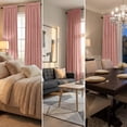 thumbnail image 5 of SNITIE Velvet Curtains 2 Panels, Thermal Insulated Rod Pocket Curtains, Soft Privacy Light-Filtering Velvet Drapes for Bedroom Living Room, 5 of 6