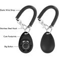 thumbnail image 3 of DouHu 2 Pack Dog Training Clicker With Wrist Strap, Pet Training Clicker With Big Button Effective Behavioral Training Tool For Cats Birds Puppy Recall (bla, 3 of 5
