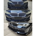 thumbnail image 4 of FITS 2021+ BMW G30 5 SERIES M SPORT GLOSS BLACK PERFORMANCE FRONT BUMPER LIP KIT, 4 of 4
