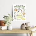 thumbnail image 2 of Mental Health Therapy Office Wall Art Positive Affirmation Positivi-tea Poster Painting Wall Decor For School Psychology Office CBT, Mental Health Canvas Print Decor, 2 of 2