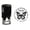 Black, variant on Printtoo Self Inking Custom Round Return Address Rubber Stamp Butterfly Monogram Personalized Stamper-Black