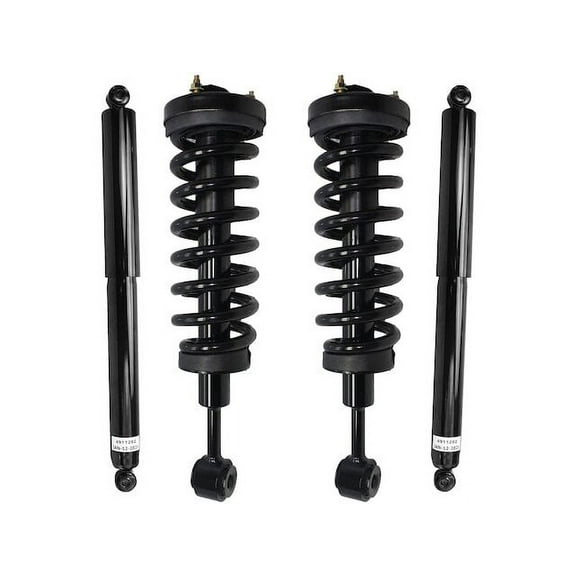 Front and Rear Suspension Strut and Shock Absorber Assembly Kit - 4 Piece - Compatible with 2004 - 2008 Ford F-150 2005 2006 2007