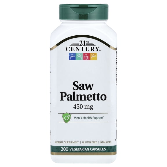 21st Century Saw Palmetto, 200 Vegetarian Capsules