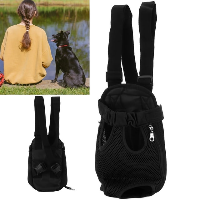Mochila Pechera Para Mascotas Transpirable, Correa De Hombro Ajustable Y Correa Pechera Para Seguridad, Diseño Con Patas Y Al Exterior, Ligero Y Portátil Bolso Transportador De