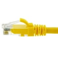 thumbnail image 2 of NavePoint Ethernet Patch Cable CAT6A, UTP, 24AWG, 0.5 Ft,  10 pack, Yellow, 2 of 4