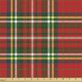 thumbnail image 2 of Ambesonne Plaid Fabric by the Yard Upholstery, Irish Cultural Classical, 1 Yard, Multicolor, 2 of 5