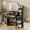 Black - LED Strip, variant on NEORIVER 32" Makeup Vanity Desk with Mirror and Lights, 3 Lighting Colors, 5 Storage Shelves & Large Drawer, White Vanity Set for Bedroom, Girls and Women