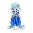 thumbnail image 1 of Poupée Princesse avec Couronne, Robe Rouge et Cheveux Violets, Figurine d'Action de Collection pour Enfants, Cadeau d'Anniversaire, Poupée de Jeu de 6 Pouces, Accessoires de Mode Inclus, 1 of 4