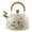 As Shown-612, variant on Stovetop Whistling Tea Kettle, 3l Stainless Steel Floral Design with Heat Resistant Handle, & Rust Resistant for Fast Boiling, Ideal for Tea Lovers & Daily Kitchen Use,Vsgery