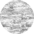 thumbnail image 3 of BERTHMEER Abstract Round Area Rugs 8'x8' Washable Rugs for Office Living Room Dining Room Non-slip, Gray, 3 of 6