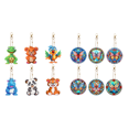 thumbnail image 1 of Conjunto de diamantes Llavero artístico Dibujos animados de doble cara Forma especial (Animales) 6 piezas, 1 of 6