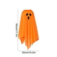 thumbnail image 3 of Halloween Ghost Decor 18" Hanging Ghosts Light up Kit Decor Warm LED Ghost Light Indoor Bedroom Wall Outdoor Party Garden Patio Front Porch Yard Scary Decoration Gifts,Orange, 3 of 9