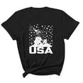 thumbnail image 2 of Busydd T Shirts for Man Round Neck Short Sleeve Independence Day Tops Casual Comfy Cotton Summer Tops 4th of July USA Patriotic Tee Shirts, 2 of 5