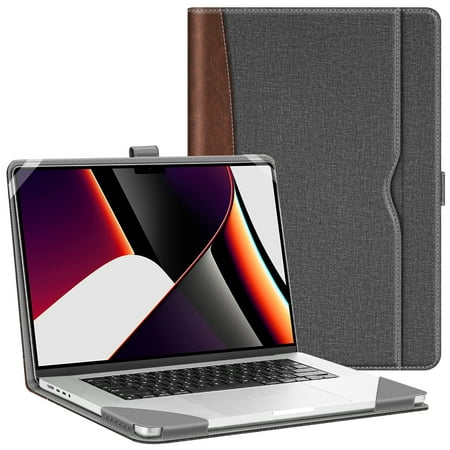 Fintie Case for MacBook Pro 16 Inch A2780/A2485/A2141 (2019/2020/2021/2022/2023 Release), Protective Folio Book Cover, Gray
