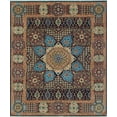 thumbnail image 1 of Aria Penton Blue/Ivory Rug, 8'0" x 9'8", 1 of 5