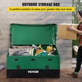 thumbnail image 2 of Caja de almacenamiento exterior VEVOR de 150 galones, impermeable, negra y verde, 2 of 7