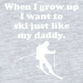 thumbnail image 2 of CafePress - Ski Like My Daddy - Cute Infant Bodysuit Baby Romper - Size Newborn - 24 Months, 2 of 3