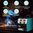 thumbnail image 5 of 50 Amp Air Cutting Machine with Plasma Torch, Dual Voltage 110/120V, AC IGBT Inverter Metal Cutting Equipment 1/2" Clean Cut for Aluminum and Stainless Steel, 5 of 8
