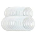 thumbnail image 1 of 10PCS Reusable Silicone Seals Plastic Storage Lids Gaskets for Leak Proof Mason Jar Lids, 1 of 8