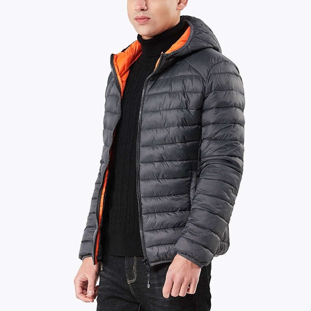 lightweight warm coat with hood