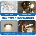 thumbnail image 7 of HIBIBUD 4Pcs GU5.3 Halogen Light Bulbs,35W 12V MR16 Candle Warmer Lamp Bulb,2 Pin Light Bulb for Candle Warmer Lamp,Light Bulb for Candle Warmer Lamp Scented Lamps,Oil Warmers, 7 of 7