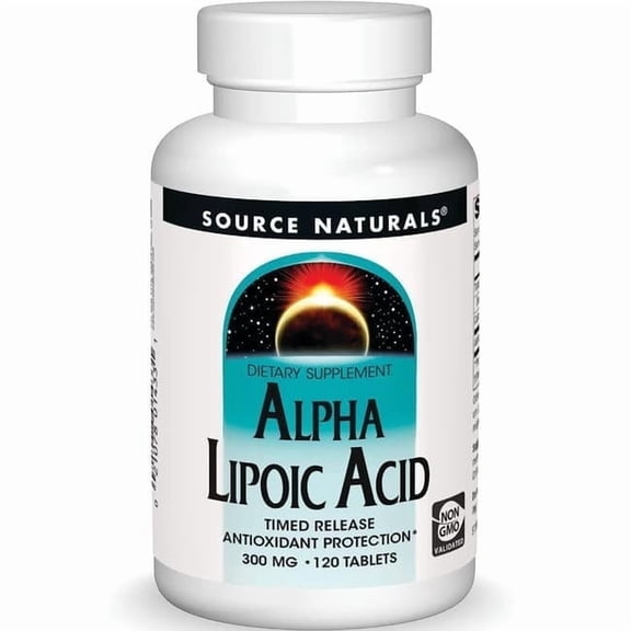 Source Naturals Alpha Lipoic Acid 300 mg 120 Tabs
