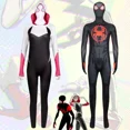 thumbnail image 2 of Mono de Spiderman para niños y adultos, disfraz de Cosplay de Miles Morales, Spider Man Into The Spider Verse, traje de superhéroe Gwen, 2 of 5