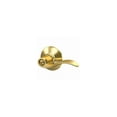 thumbnail image 6 of Schlage F40VACC605 Accent Privacy Lever, Bright Brass, 6 of 8