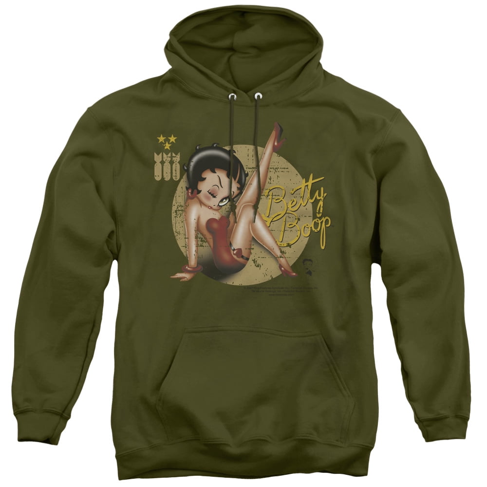 Betty Boop Nose Art Adult Pullover 