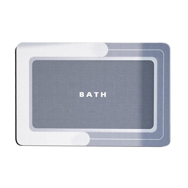 Home Non-Slip Mat Super Absorbent Quick-Dry Rug Ultra Absorbent Non-Slip Bathroom Mats 40*60cm Rubber Floor Mats for Tub & Sink Area