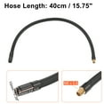 thumbnail image 4 of Adaptador de mandril de manguera de extensión de inflador de neumáticos roscado de 40 cm, tubo de bomba de aire, válvula de neumático, tubo de conexión negro para coche, camión, bicicleta, MTB, goma de cobre Unique Bargains mandriles de llantas, 4 of 7