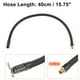 thumbnail image 4 of Adaptador de mandril de manguera de extensión de inflador de neumáticos roscado de 40 cm, tubo de bomba de aire, válvula de neumático, tubo de conexión negro para coche, camión, bicicleta, MTB, goma de cobre Unique Bargains mandriles de llantas, 4 of 7