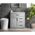 thumbnail image 2 of Elegant Kitchen and Bath Alden 32 inch Single Bathroom Vanity in Grey, 2 of 10