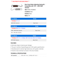 thumbnail image 2 of Rear Drum Brake Adjusting Spring Kit - Compatible with 1991 - 2003 GMC Sonoma 1992 1993 1994 1995 1996 1997 1998 1999 2000 2001 2002, 2 of 2