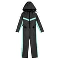 thumbnail image 5 of iiniim Kids Girls Snowsuits Waterproof Ski Suits Jumpsuits Winter Outdoor Skiing Snowboarding Snowsuits with Belt Black 14, 5 of 7