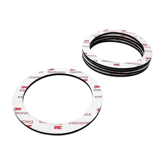iSonic Double-Sided Circular Tape, Label Protectors, 5 Count