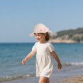 thumbnail image 2 of LIIPEE Kids Hats Boys Girls Solid Color Sun Hats Adjustable Straps Fisherman Hats Toddlers Soft Cute Outdoor Summer Beach Comfortable Breathable Bucket Hats,Pink,One Size, 2 of 4