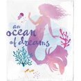 thumbnail image 1 of Mermaid/Ariel Silk Touch Throw Blanket, 50" X 60", Ocean Of Dreams, 1 of 5