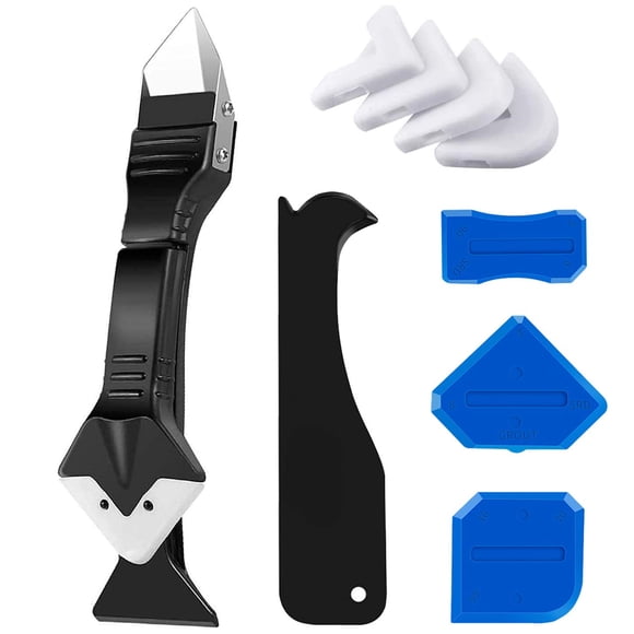 Kit de herramientas de calafateo King&Charles, removedor de sellador de silicona 3 en 1