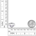 thumbnail image 6 of Gem Stone King 925 Sterling Silver Lab Grown Diamond and Purple Amethyst Engagement Ring for Women | 0.86 Cttw | Round 6MM | Gemstone April Birthstone | Size 9, 6 of 6