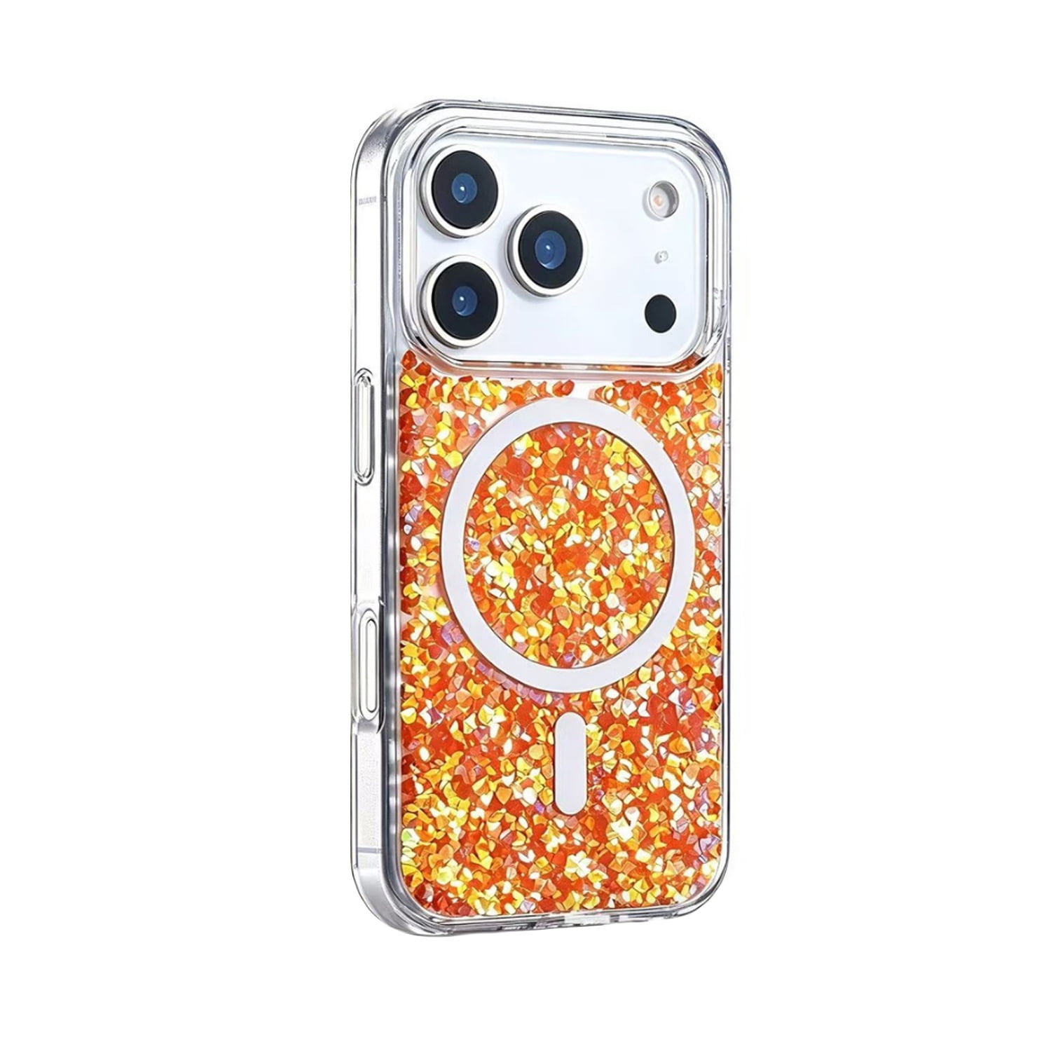 Magsafe Glitter Case for iPhone 17 Pro - Orange