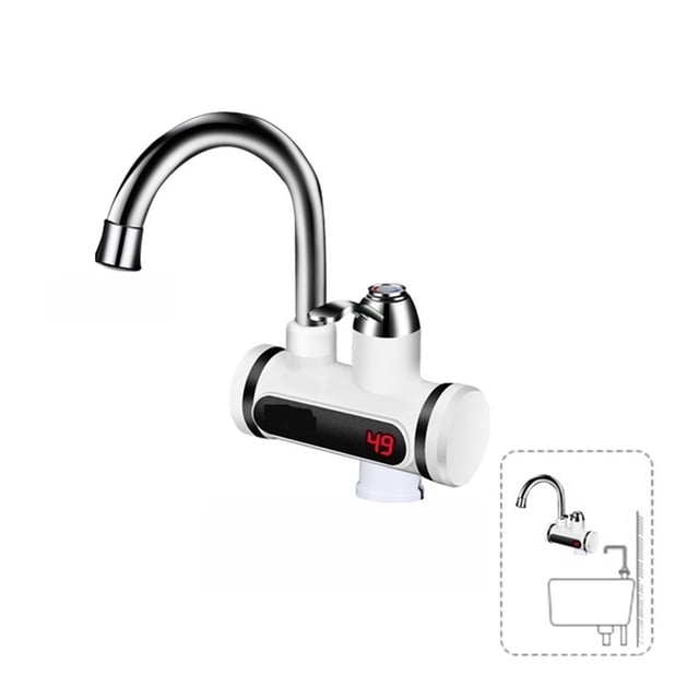 Electric Faucet Water Heater Temperature Display Instant Hot Water Heaters Kitchen Tankless Water Heating ,Built To Last