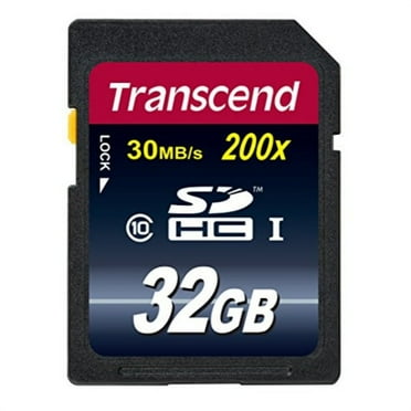 Transcend 32 GB Class 10 SDHC Flash Memory Card (TS32GSDHC10E)