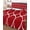 Red, variant on Red Abstract Full Size Down Alternative Comforter, Lightweight Comforter Quilt Bedding Set with Pillow Shams Modern White Geometric Twisted Art All Seasons Bed Comforter Duvet Insert 78"x90"