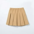 thumbnail image 3 of XIYON Girls School Skirts Pleated Midi Skirt For Kids Teenagers British Style Elastic Waist Casual Daily Wear Cute, 3 of 8